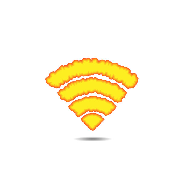 Wifi信号矢量图标图片下载