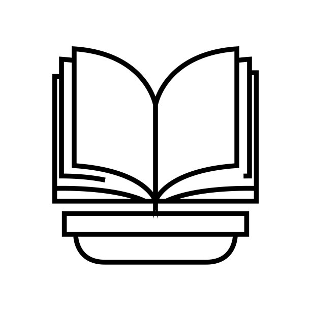 教育背景线图标，概念符号，轮廓矢量插图，线性符号图片下载