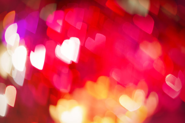 明亮的抽象背景与心灯图片下载