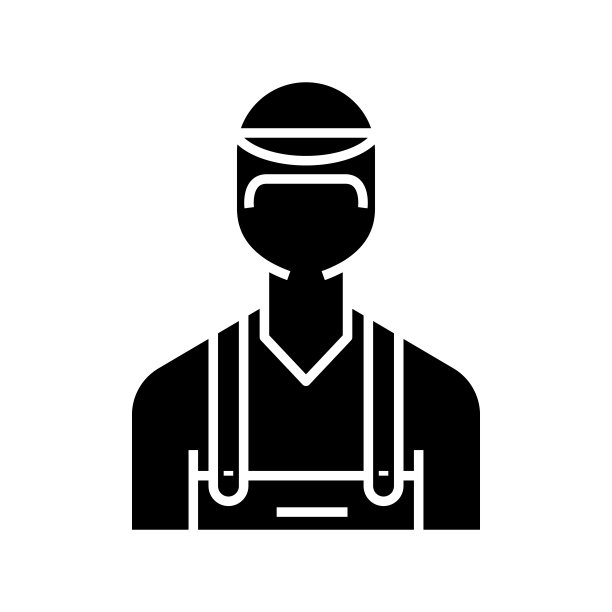 汽车机械黑色图标，概念插图，矢量平面符号，象形符号图片下载