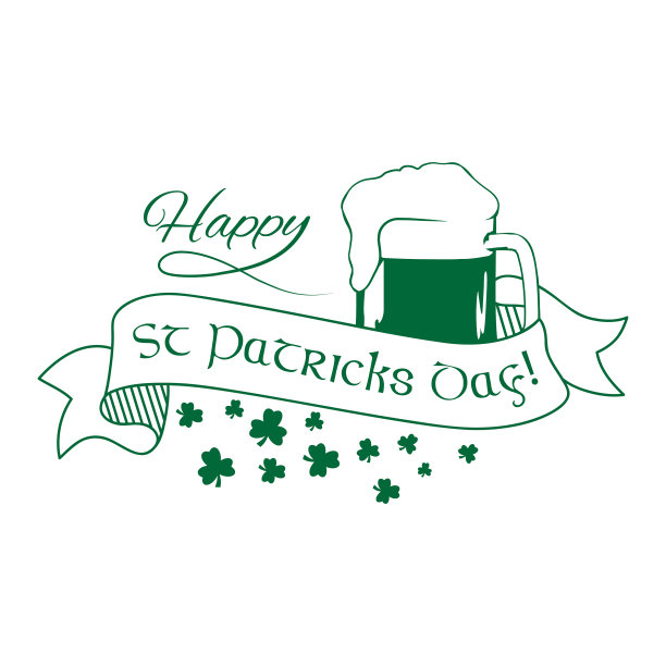 圣帕特里克节，问候图片下载