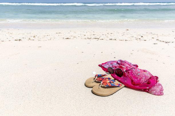 拖鞋和夏天图片下载