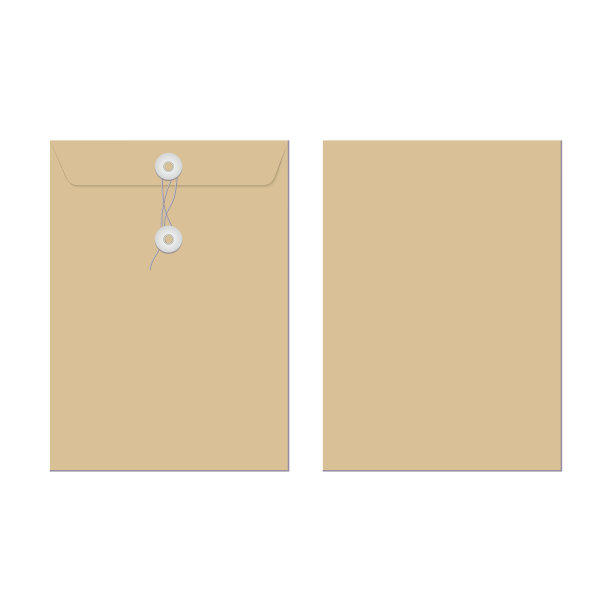 逼真的密封信封模拟。向量。图片下载