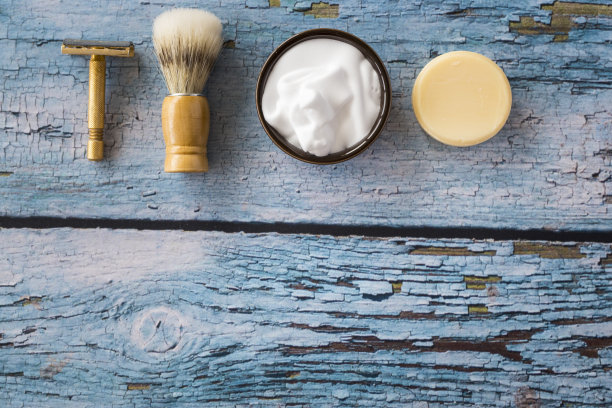 复古理发工具的照片图片下载