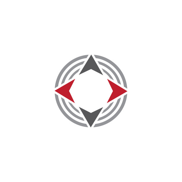 指南针图标和符号矢量图图片下载