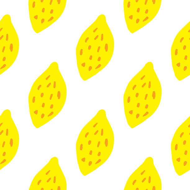 几何柑橘类水果墙纸。绿色柠檬无缝图案在涂鸦风格。图片下载