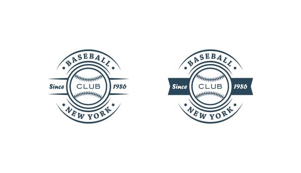 一个棒球的矢量插图和白色背景上的文本。图片下载