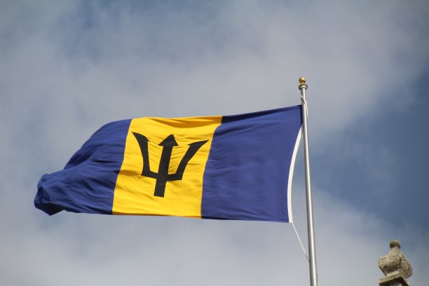 巴巴多斯国旗。图片下载