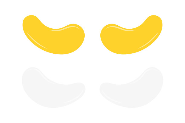 水凝胶化妆眼罩。图片下载