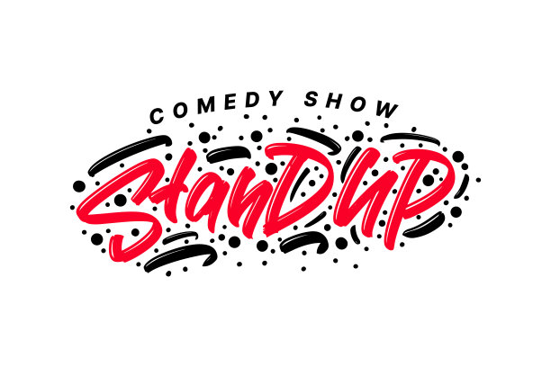 站起来手绘现代笔刷文字。矢量插图标志印刷和广告。图片下载