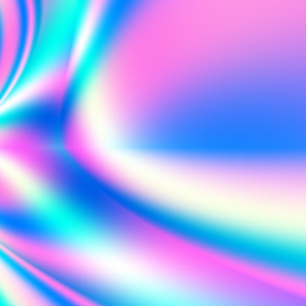 鲜艳的彩色波浪艺术背景设计图片下载