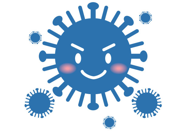 病毒排斥与预防卡通插图图片下载