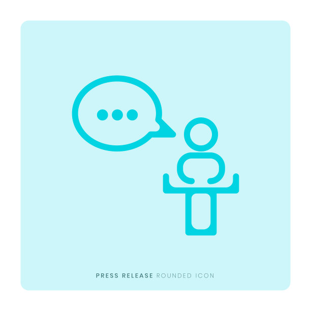 press Release圆形图标图片下载