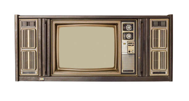 复古老式木制电视机图片下载