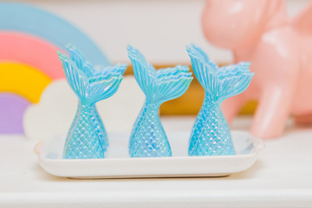 以美人鱼为主题的生日装饰，在巴西广泛使用图片下载