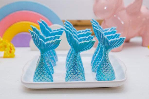 以美人鱼为主题的生日装饰，在巴西广泛使用图片下载