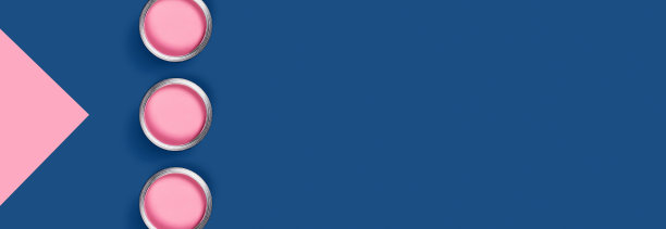 双色调背景与油漆罐。图片下载