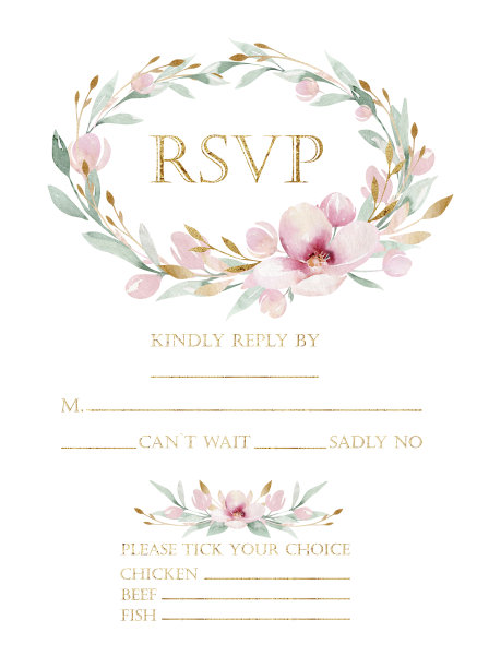 春天的鸟在开满绿叶和花朵的树枝上。水彩婚礼请柬花画。手绘粉色花环设计。樱桃隔离枝装饰。图片下载