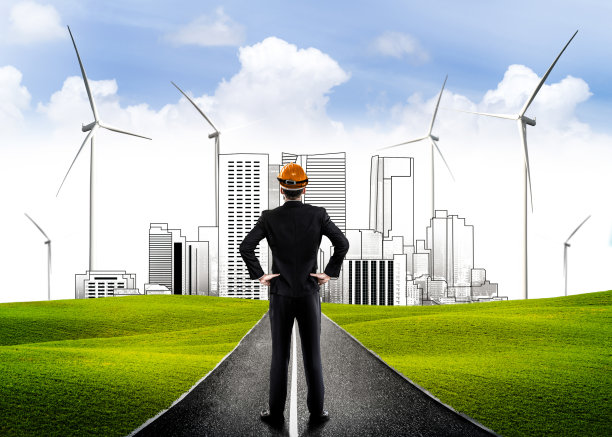 36、绿色城市环境友好发展。图片下载