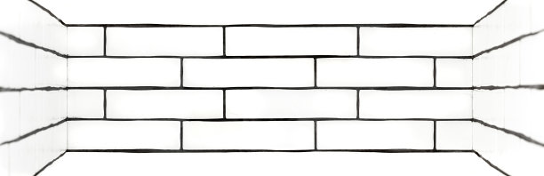 白色砖墙。背景为白色瓷砖。图片下载