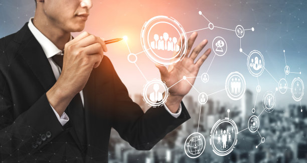 人的网络和全球传播的概念图片下载