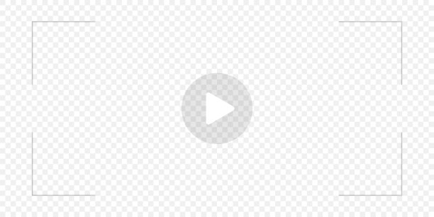 视频播放透明界面模板，矢量插图图片下载