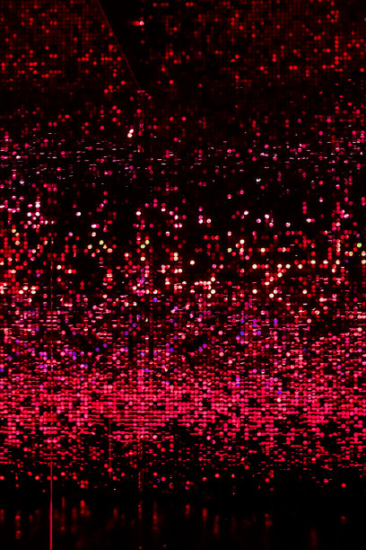 迪斯科墙的背景是红色霓虹灯led点灯图片下载