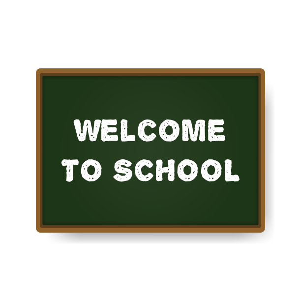绿色的黑板。回到绿色学校董事会。矢量插图。图片下载