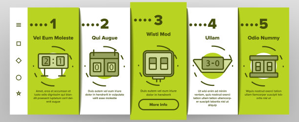 记分牌游戏工具上滑板图标设置矢量图片下载