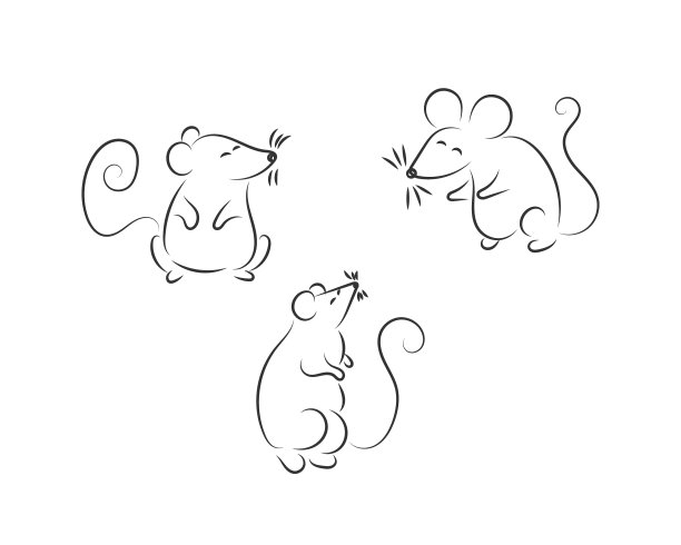 老鼠,老鼠涂鸦图片下载