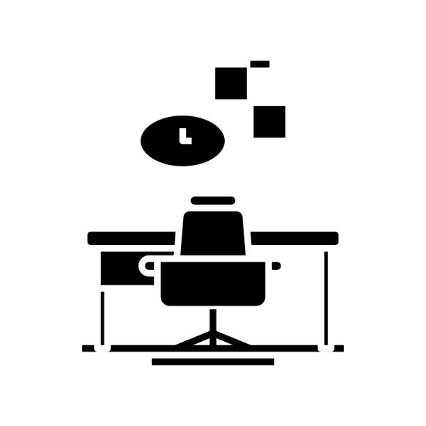 柜面视图黑色图标、概念插图、矢量平面符号、象形符号图片下载