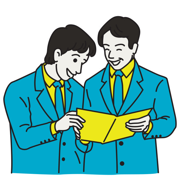 同事商人交谈图片下载