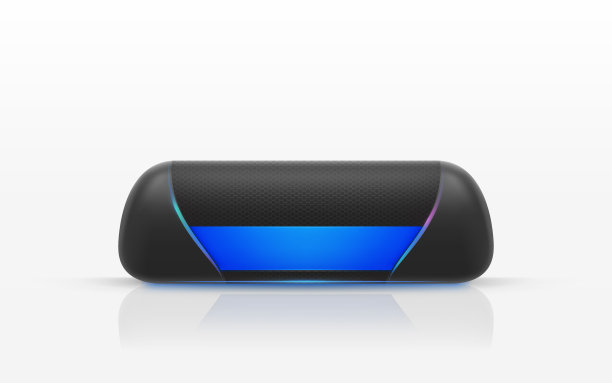 矢量无线便携式扬声器听音乐图片下载