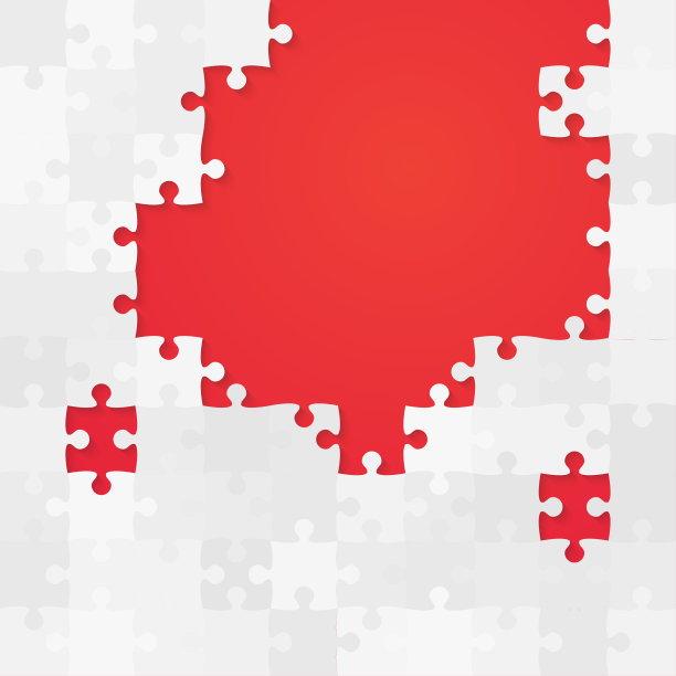 向量背景灰色块拼图框架拼图图片下载