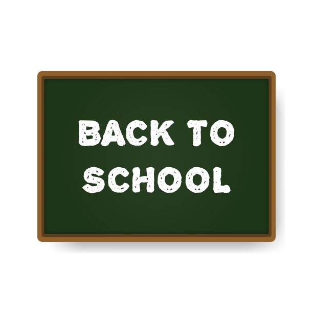 绿色的黑板。回到绿色学校董事会。矢量插图。图片下载