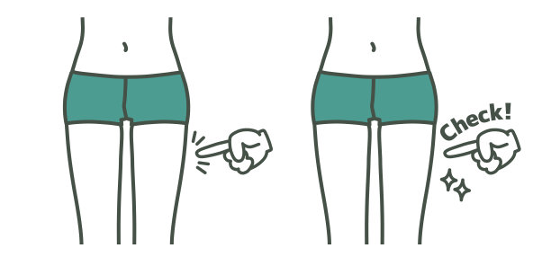 苗条女性thighs-check图片下载