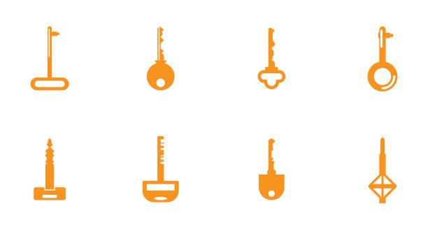 矢量键固体图标上的白色背景图片下载