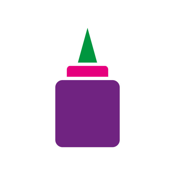 粘合图标或符号向量设计模板图片下载