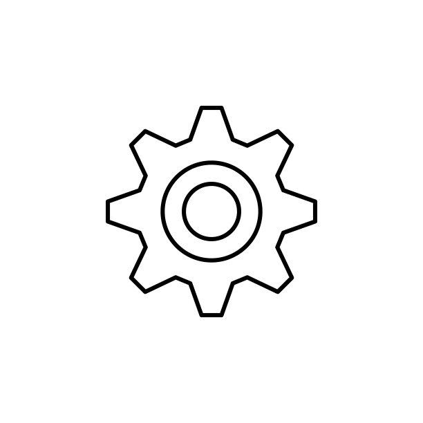 齿轮图标，服务图标，维护图标向量图片下载