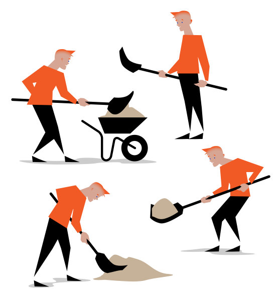 工人铲图片下载