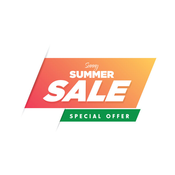 特价和特价。%。矢量插图。新潮的几何图形壁纸在现代材料设计风格。彩色横幅图例图片下载