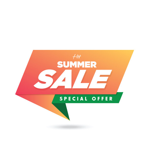 特价和特价。%。矢量插图。新潮的几何图形壁纸在现代材料设计风格。彩色横幅图例图片下载