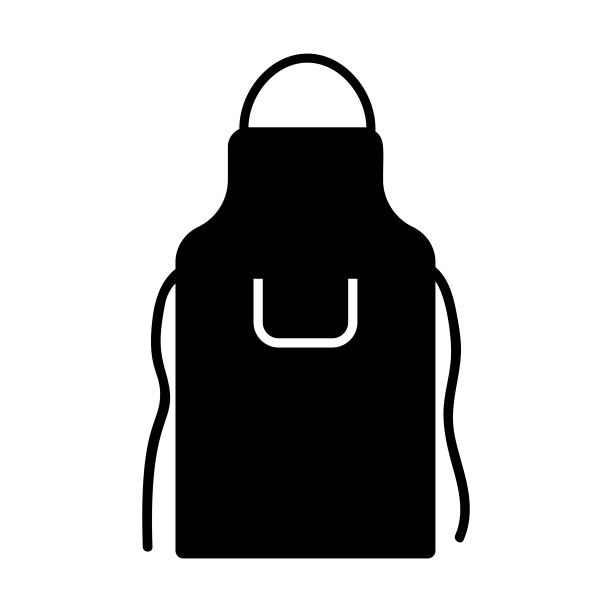 剪影围裙图标图片下载