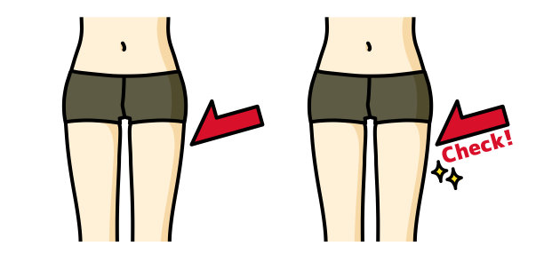 苗条女性thighs-check图片下载