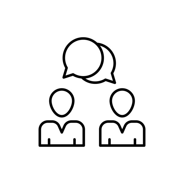 Colaboration矢量插图。线条与颜色背景和投资图标。图片下载