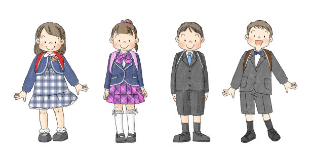 小学入学仪式儿童变异图片下载