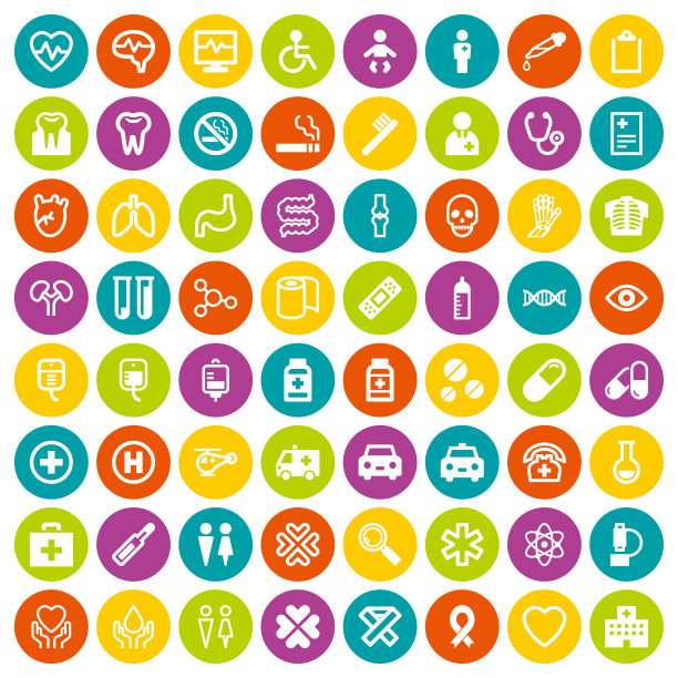 设计图标设置适合信息图形，网站和印刷媒体。图片下载