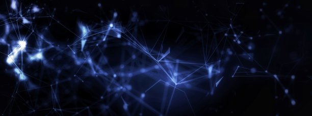 几何射线在黑暗中扩散图片下载