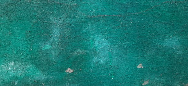 绿色的墙面纹理或背景，抽象的彩色插画艺术纹理，绿色的墙面和小缺口图片下载