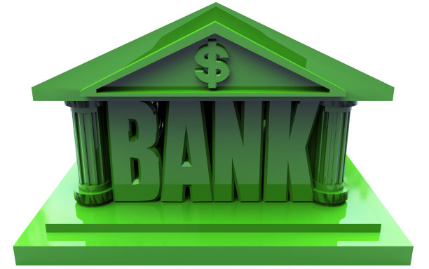 商业金融建筑地标3D插图图片下载